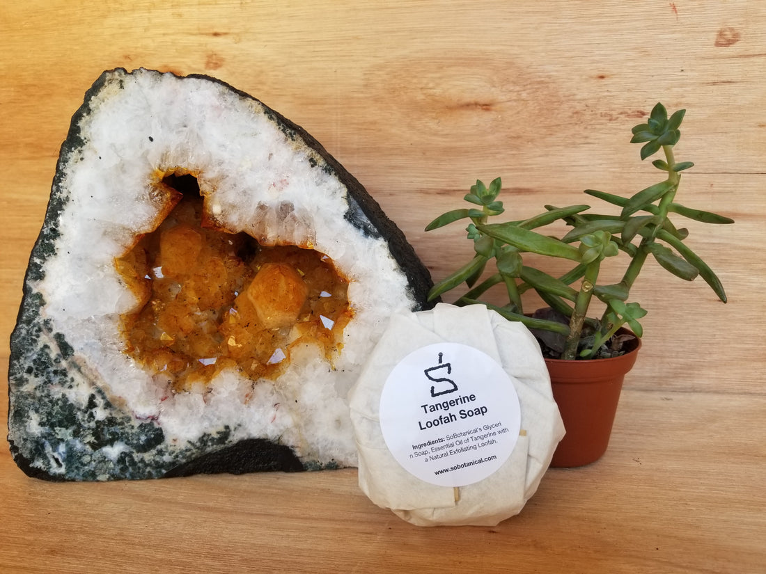 Tangerine Loofah Soap