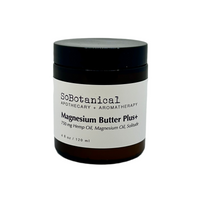 SoBotanical Magnesium Butter Plus Solitude jar