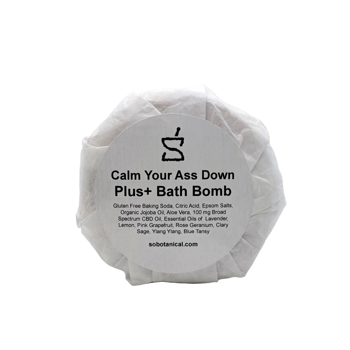 Calm Your Ass Down PLUS+ Bath Bomb