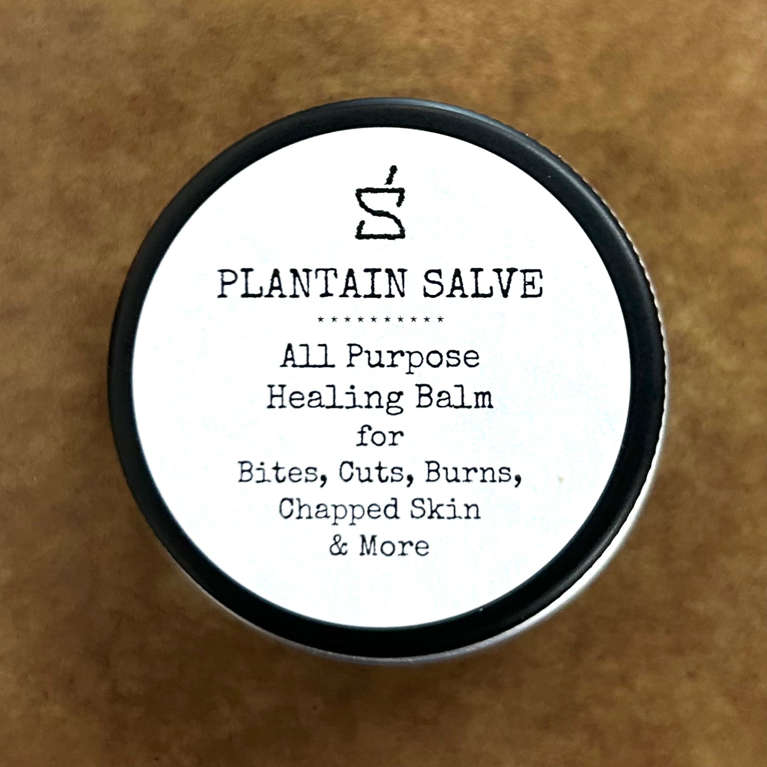 SoBotanical Plantain Salve jar
