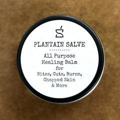SoBotanical Plantain Salve jar