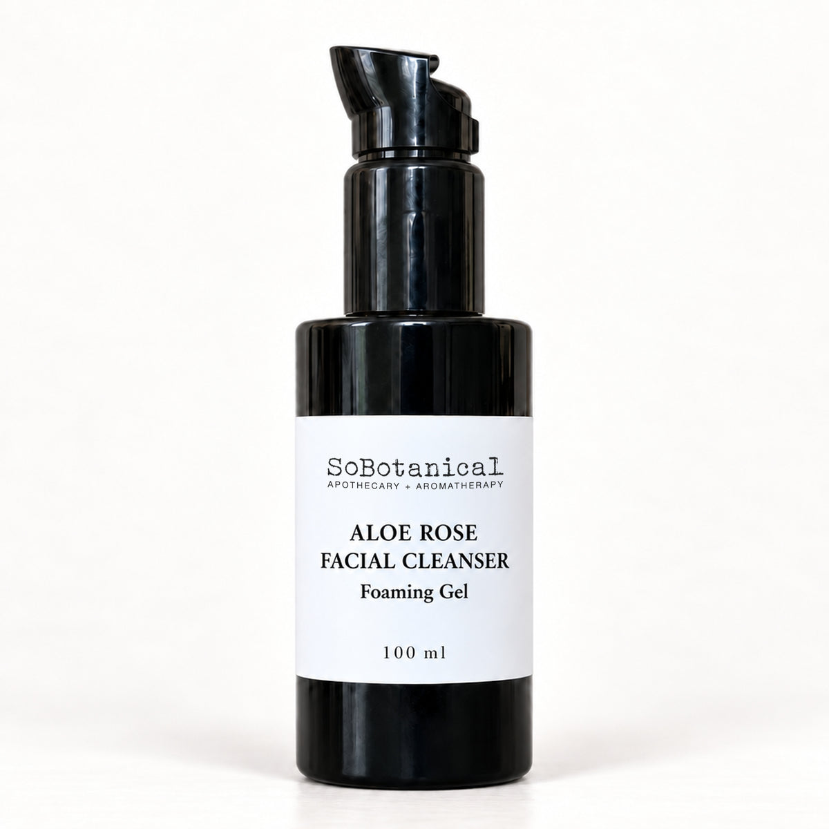SoBotanical Aloe Rose Facial Cleanser — front view