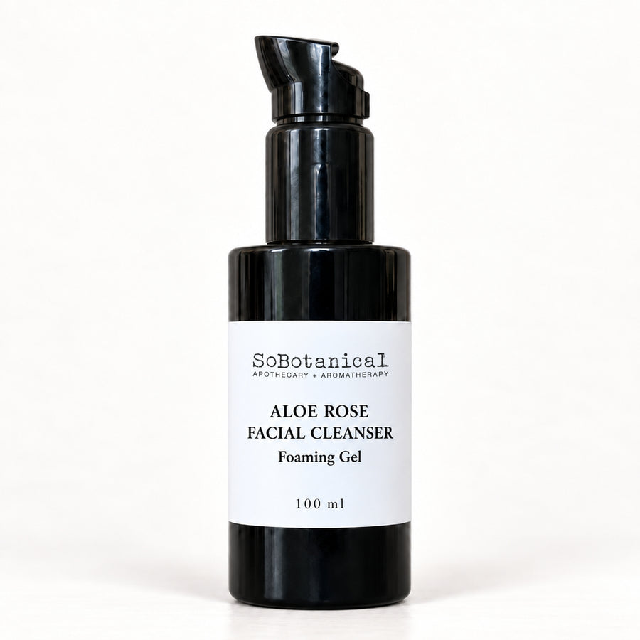 SoBotanical Aloe Rose Facial Cleanser — front view