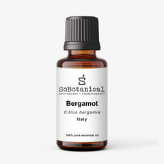 SoBotanical Bergamot essential oil bottle