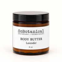SoBotanical Body Butter (Lavender) — front label