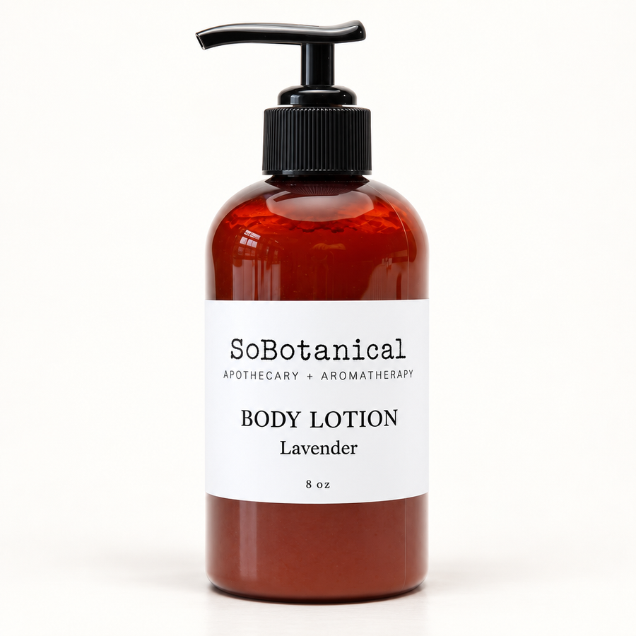 SoBotanical Body Lotion (Lavender) — front label