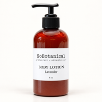 SoBotanical Body Lotion (Lavender) — front label