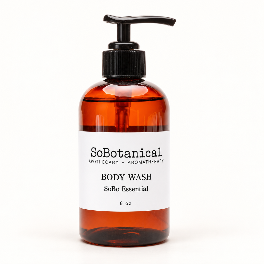 SoBotanical Body Wash (SoBo Essential) — front label