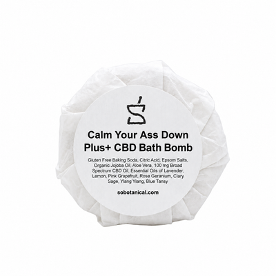 Calm Your Ass Down PLUS+ Bath Bomb