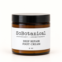SoBotanical Deep Repair Foot Cream — front label