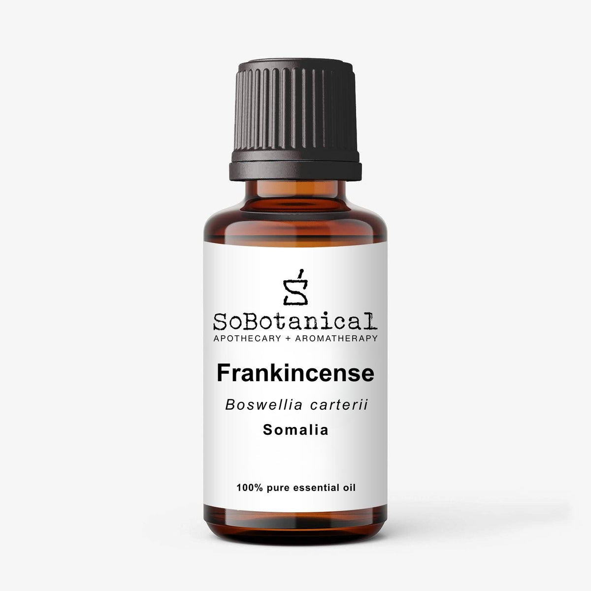 SoBotanical Frankincense essential oil bottle
