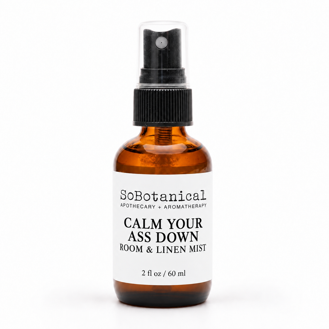 SoBotanical Room & Linen Mist (Calm Your Ass Down) — front view