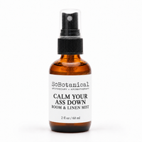 SoBotanical Room & Linen Mist (Calm Your Ass Down) — front view