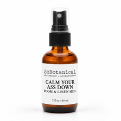 SoBotanical Room & Linen Mist (Calm Your Ass Down) — front view