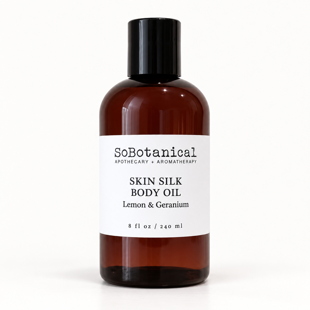 SoBotanical SoBo Essential Skin Silk — front label