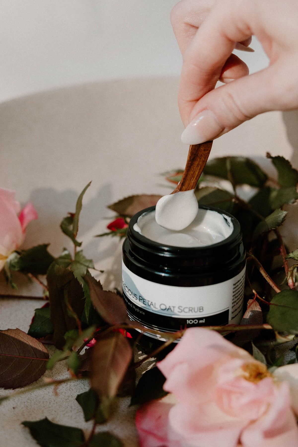 Precious Petal Oat Scrub